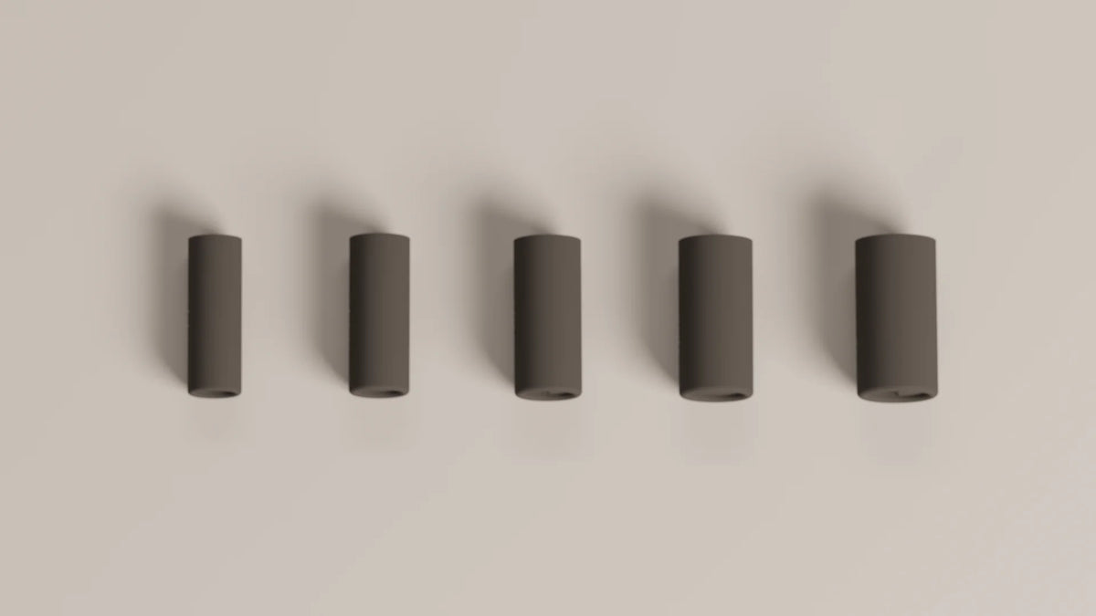 Reusable filters in several sizes from 8mm to 12mm
