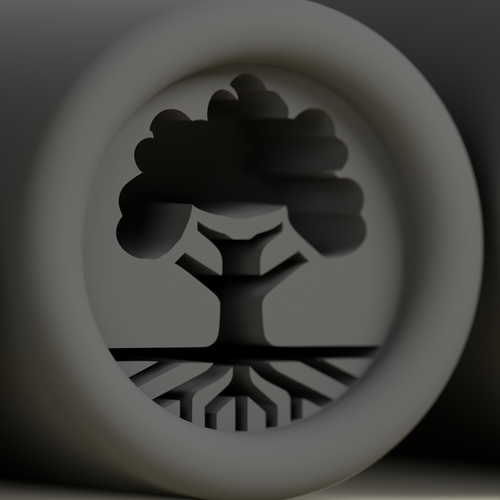 8mm joint filter with tree design in the face of the tip