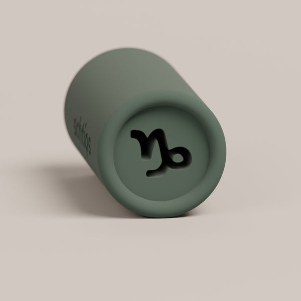 Reusable filter tip featuring the Capricorn design, crafted for smooth airflow and a comfortable rolling experience