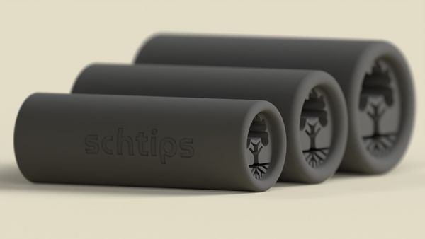 Three joint filters: 8mm, 10mm, and 12mm in a line