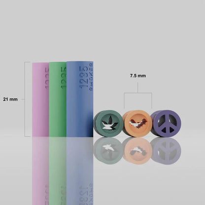 Single Filter Tips with Design - 1235 Smokes