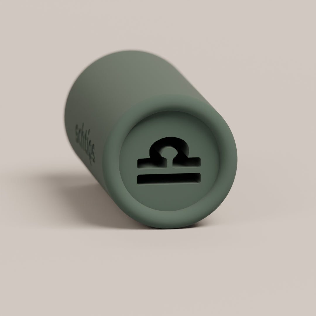 Reusable filter tip featuring the Libra design, crafted for smooth airflow and a comfortable rolling experience