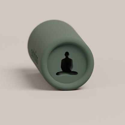 Reusable filter tip featuring the meditation design, crafted for smooth airflow and a comfortable rolling experience