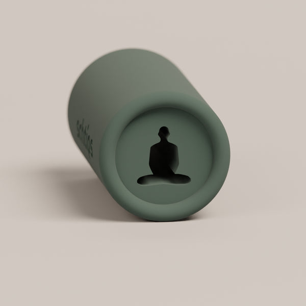 Reusable filter tip featuring the meditation design, crafted for smooth airflow and a comfortable rolling experience