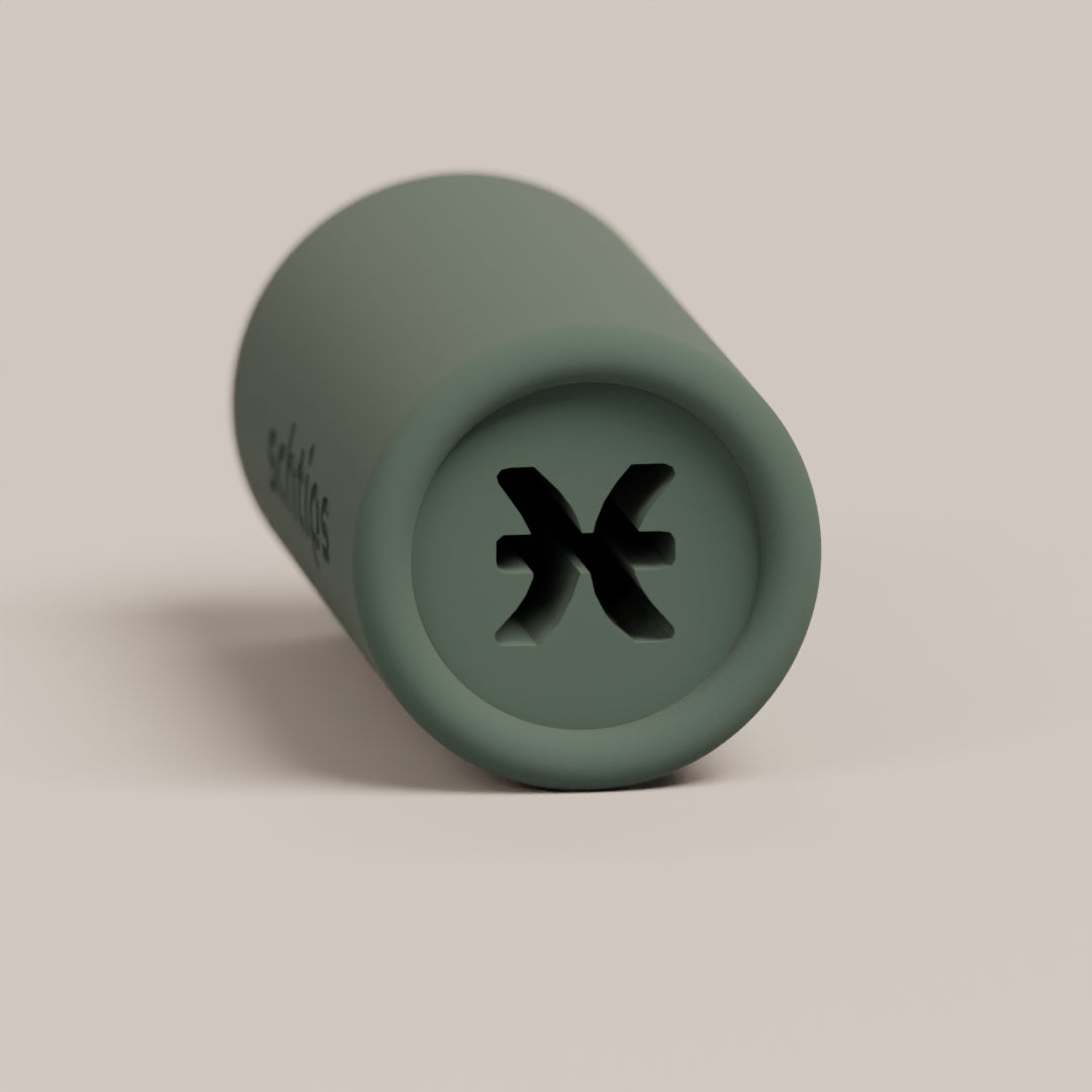 Reusable filter tip featuring the Pisces design, crafted for smooth airflow and a comfortable rolling experience
