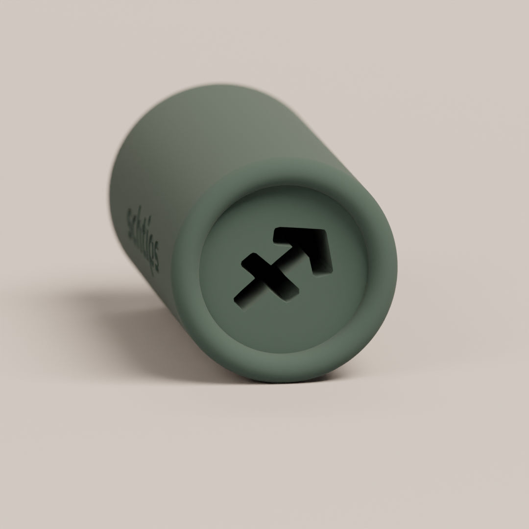 Reusable filter tip featuring the Sagittarius design, crafted for smooth airflow and a comfortable rolling experience